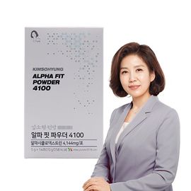 KIM SOHYUNG Alpha Fit Powder 4100 Stick (14Sticks) – 4,144mg Alpha-Cyclodextrin to Help Reduce LDL Cholesterol, Improve Blood Lipids, Support Weight & Gut Health _ Made in Korea